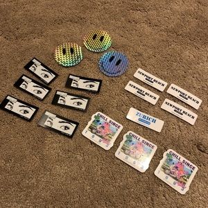 Brandy Melville 17 sticker lot